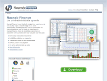 Tablet Screenshot of naanab.nl